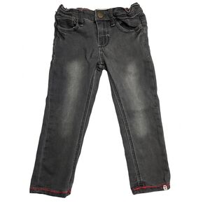 Me & Henry London Jeans Black Wash Elastic Waist 4/5Y